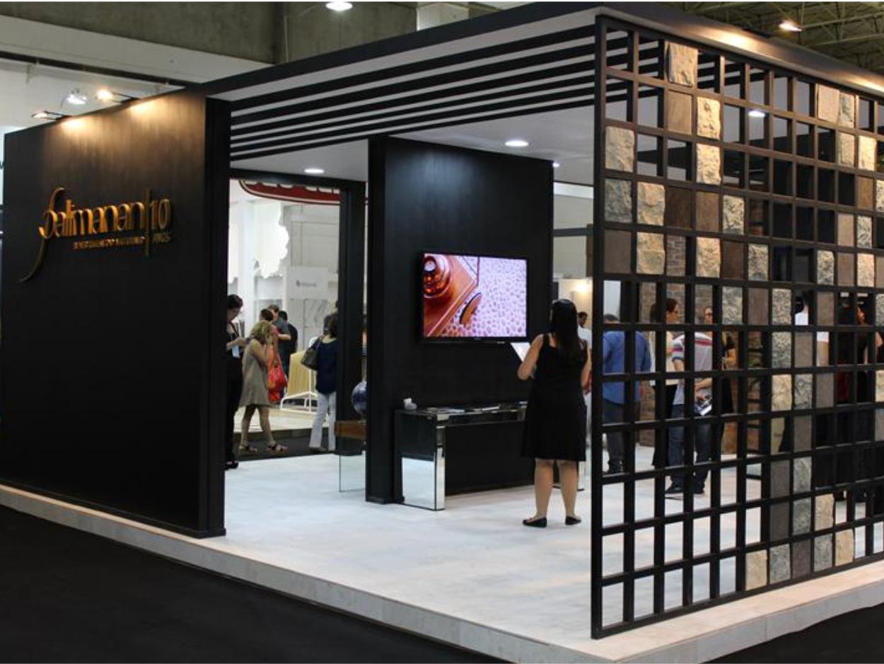 Palimanan completa 10 anos e trouxe experiência sensorial para visitantes na Expo Revestir 2017